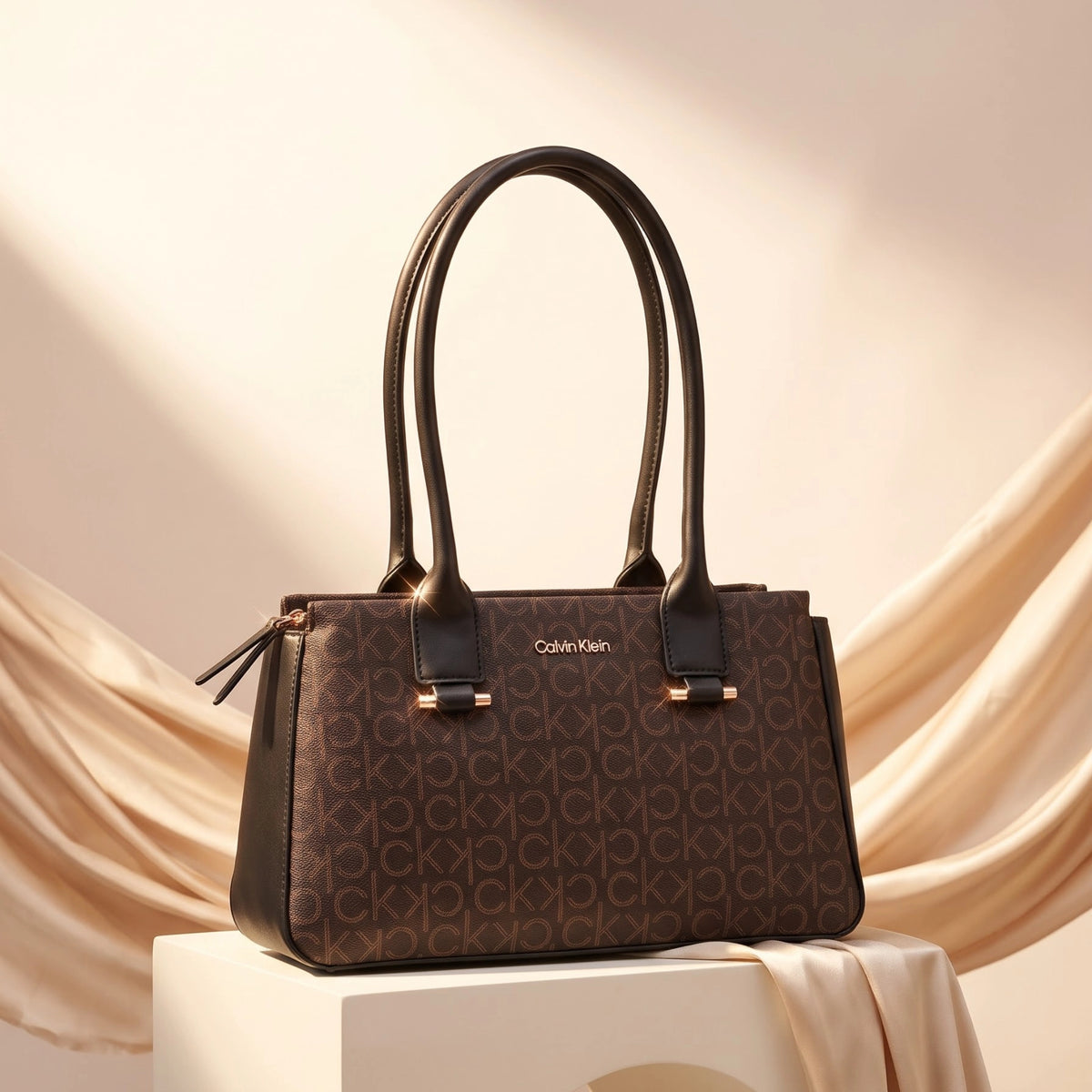Calvin Klein Jett Top Zip Satchel