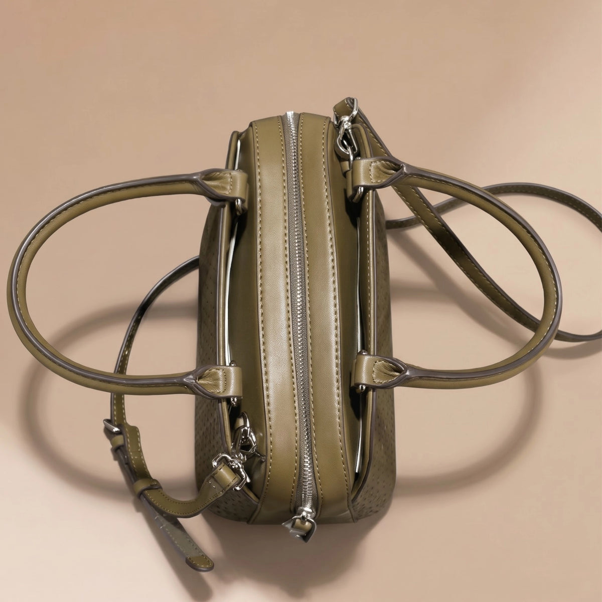 Cartera Guess Satchel - Verde Oliva
