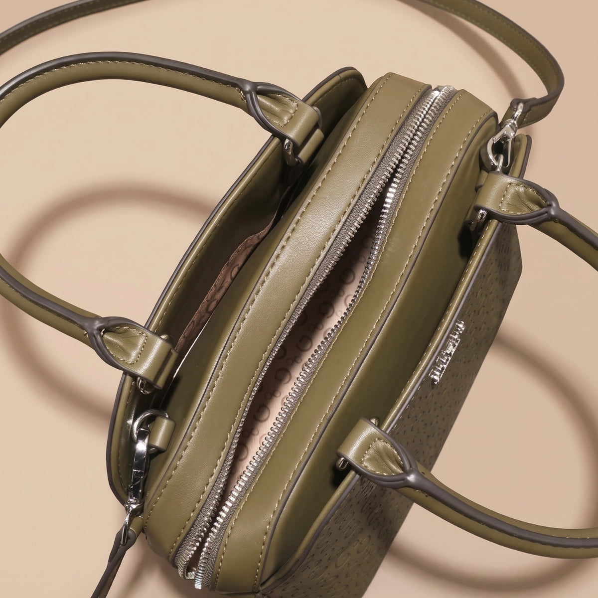 Cartera Guess Satchel - Verde Oliva