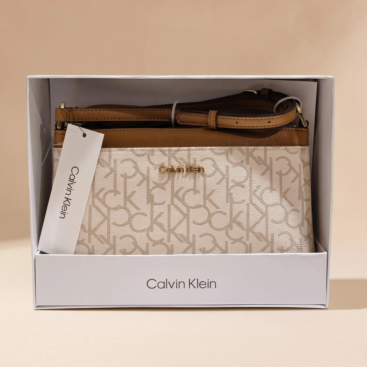Crossbody Calvin klein Beige
